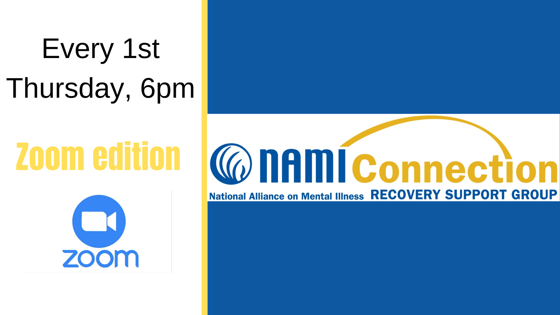 NAMI Connections Support Group Mental Health & Recovery Services Board