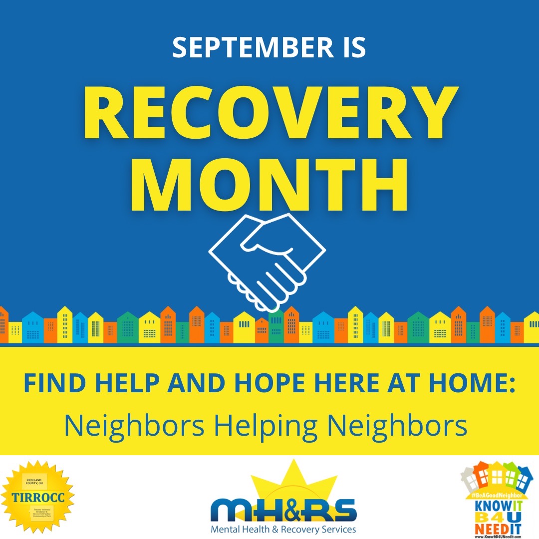 Recovery Month 2022 Richland County Ohio Local Help Local Hope
